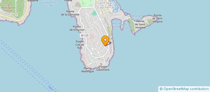 localisation de l'entreprise SCI LE CHENE VERT à SAINT-JEAN-CAP-FERRAT