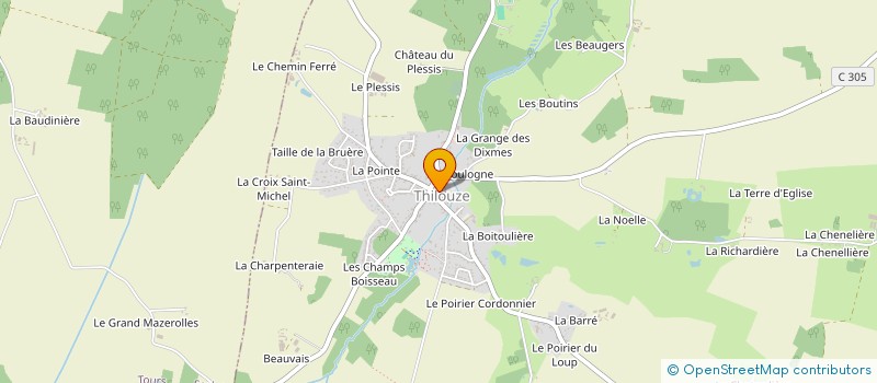 localisation de l'entreprise SCI LE CHENE VERT à THILOUZE