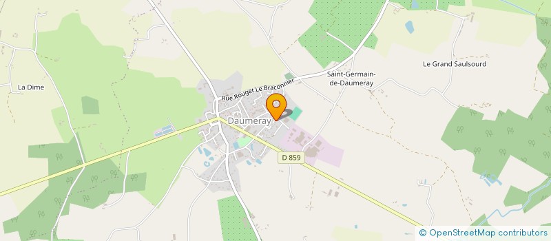 localisation de l'entreprise SCI LE CHENE VERT  MORANNES SUR SARTHE-DAUMERAY