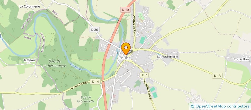 localisation de l'entreprise SCI LE CHENE VERT à VALENCE-EN-POITOU