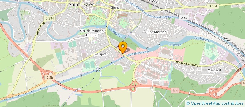localisation de l'entreprise SCI LE CHENE VERT à SAINT-DIZIER