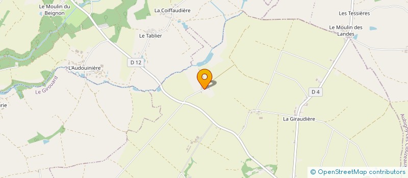 localisation de l'entreprise SCI LE CHENE VERT  NIEUL-LE-DOLENT