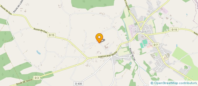 localisation de l'entreprise SCI LE CHENE VERT  BASTENNES