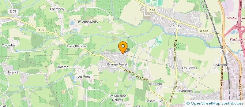 localisation de l'entreprise SCI LE CHENEROND  ARNAS