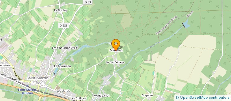 localisation de l'entreprise SCI LE CHENIN  SAINT-MARTIN-LE-BEAU