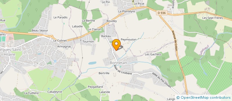 localisation de l'entreprise SCI LE CHENUT  BONNETAN