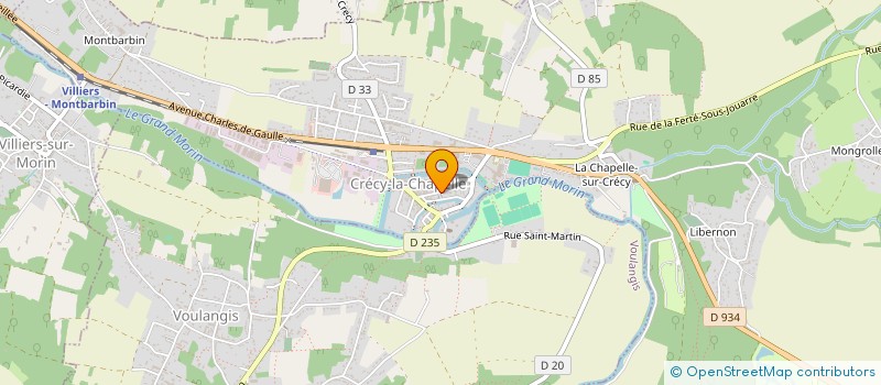 localisation de l'entreprise SCI LE CHESNAY  CRECY-LA-CHAPELLE