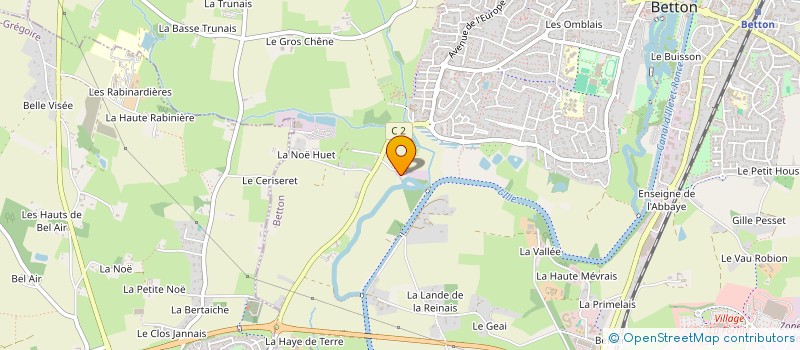 localisation de l'entreprise SCI LE CHESNAY MACE  BETTON