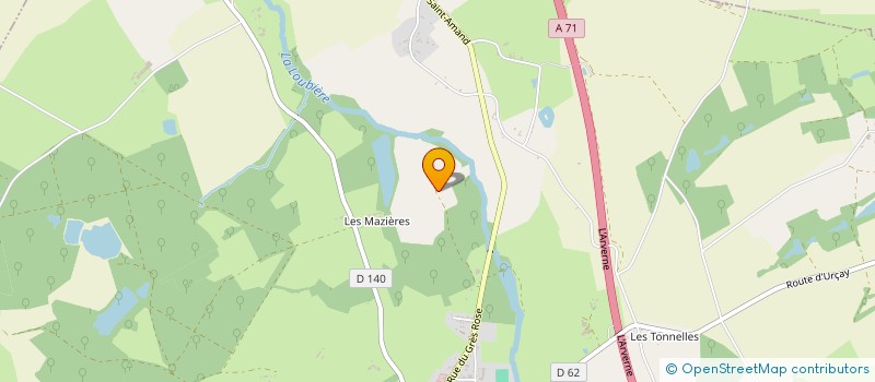 localisation de l'entreprise SCI LE CHETIF BOIS  SAULZAIS-LE-POTIER