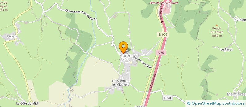 localisation de l'entreprise SCI LE CHEVAL BLANC à NEUVEGLISE-SUR-TRUYERE
