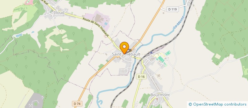 localisation de l'entreprise SCI LE CHEVAL BLANC à SAINT-THIEBAULT
