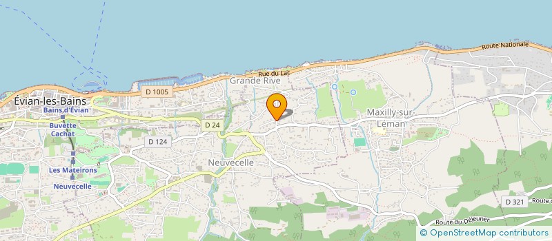 localisation de l'entreprise SCI LE CHEVAL BLANC  NEUVECELLE