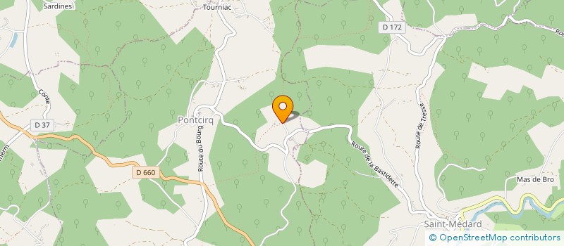 localisation de l'entreprise SCI LE CHEVAL BLANC  PONTCIRQ