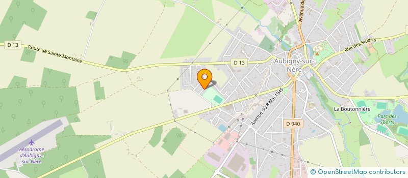 localisation de l'entreprise SCI LE CHEVAL D'OR  AUBIGNY-SUR-NERE