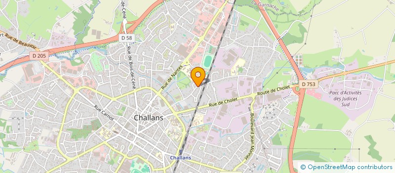 localisation de l'entreprise SCI LE CHEVAL D'ORION à CHALLANS
