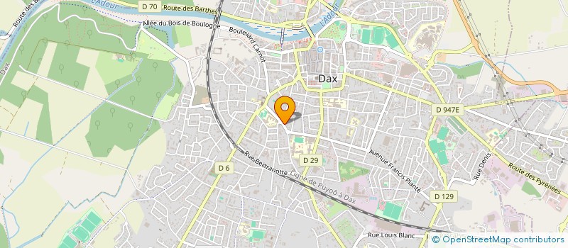 localisation de l'entreprise SCI LE CHEVALIER D OR à DAX