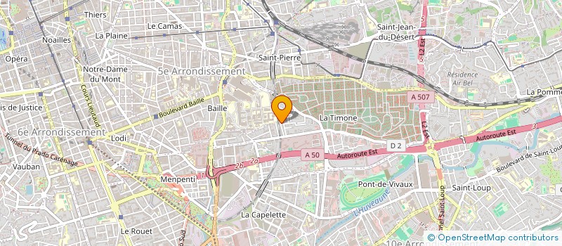 localisation de l'entreprise SCI LE CHEVREFEUILLE à MARSEILLE
