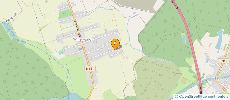 localisation de l'entreprise SCI LE CHEVREUIL  WILLERWALD