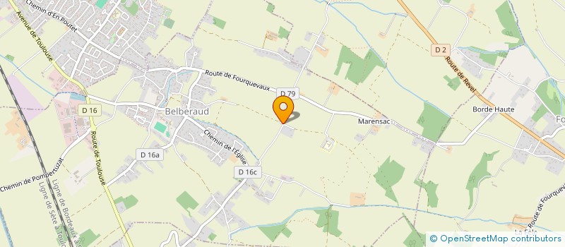 localisation de l'entreprise SCI LE CHEYNES  BELBERAUD