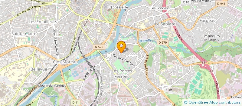 localisation de l'entreprise SCI LE CHEZEAU à LIMOGES