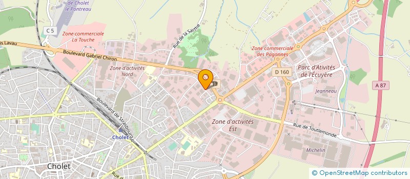 localisation de l'entreprise SCI LE CHINON à CHOLET