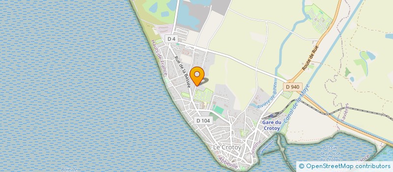 localisation de l'entreprise SCI LE CHIPEAU à LE CROTOY