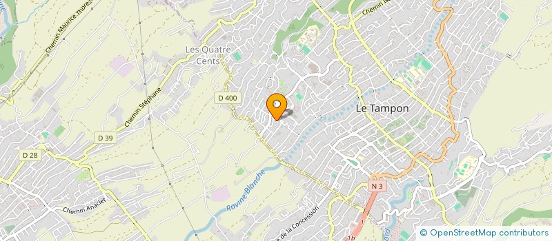 localisation de l'entreprise SCI LE CHIRON à LE TAMPON