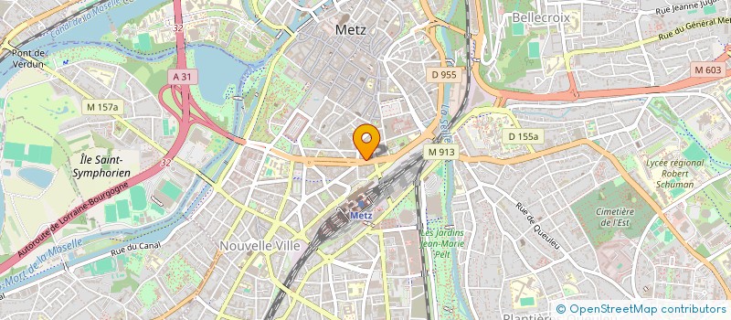 localisation de l'entreprise SCI LE CHITEF  METZ