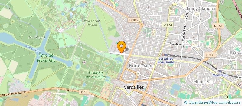 localisation de l'entreprise SCI LE CHOIX DU ROI à VERSAILLES