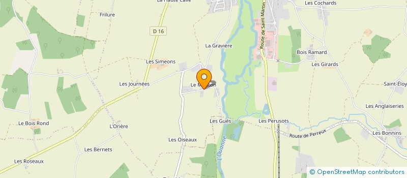localisation de l'entreprise SCI LE CHOMEILLE à CHARNY OREE DE PUISAYE