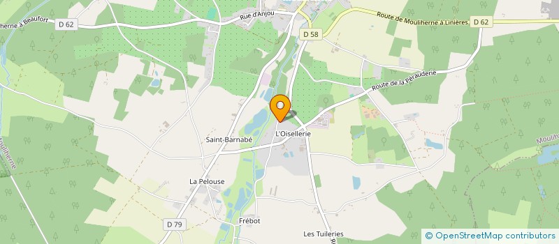 localisation de l'entreprise SCI LE CHOUANAY  MOULIHERNE