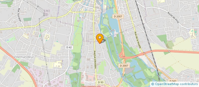 localisation de l'entreprise SCI LE CHRIST à AMILLY