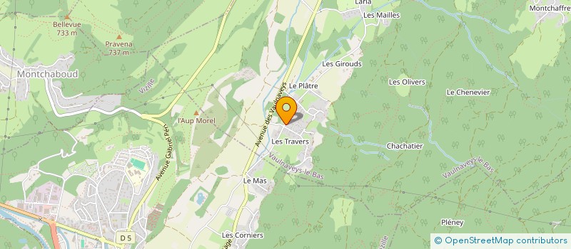 localisation de l'entreprise SCI LE CHRISTIANA  VAULNAVEYS-LE-BAS