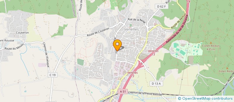 localisation de l'entreprise SCI LE CHRISTIUS  VENELLES