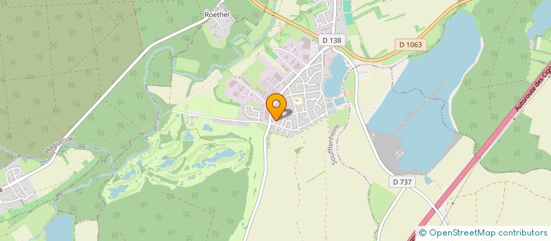 localisation de l'entreprise SCI LE CHRYSTALOU  SOUFFLENHEIM