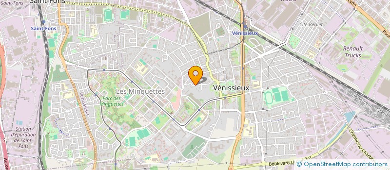 localisation de l'entreprise SCI LE CID  VENISSIEUX