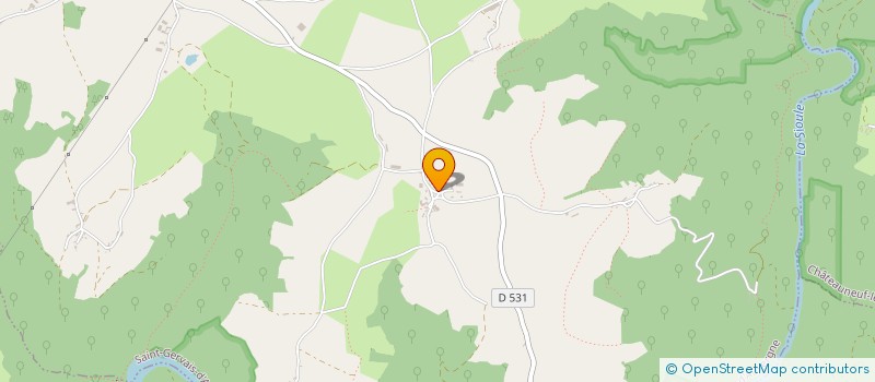 localisation de l'entreprise SCI LE CIGOGNES  SAINT-GERVAIS-D'AUVERGNE