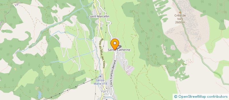 localisation de l'entreprise SCI LE CIMEUS  VARS