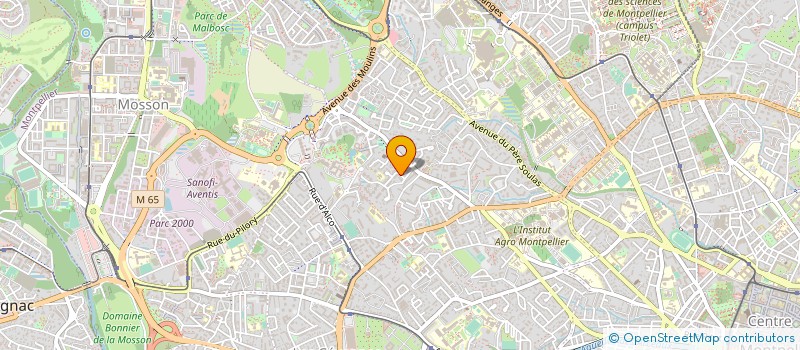 localisation de l'entreprise SCI LE CINQ à MONTPELLIER
