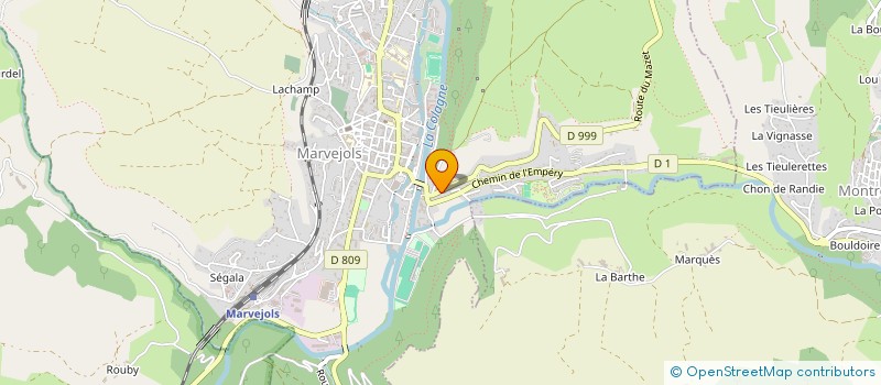 localisation de l'entreprise SCI LE CLAIR LOGIS  MARVEJOLS