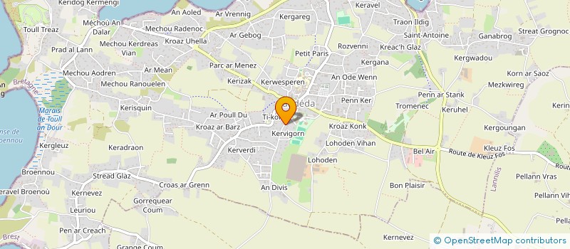 localisation de l'entreprise SCI LE CLAIRE  LANDEDA