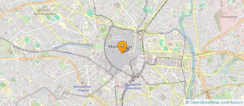 localisation de l'entreprise SCI LE CLAN à MONTPELLIER