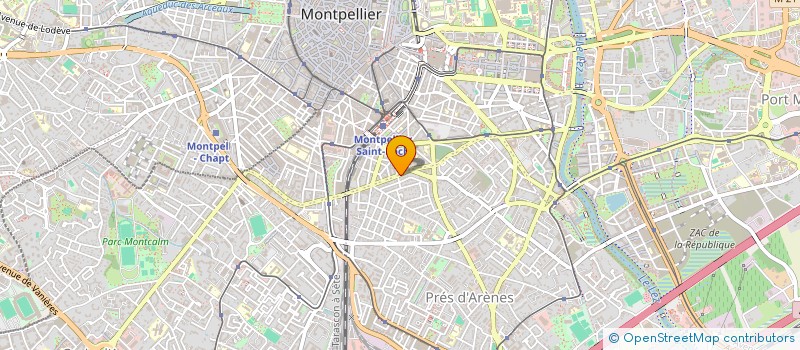 localisation de l'entreprise SCI LE CLAPAS à MONTPELLIER