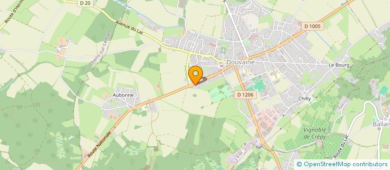 localisation de l'entreprise SCI LE CLAPIER  DOUVAINE