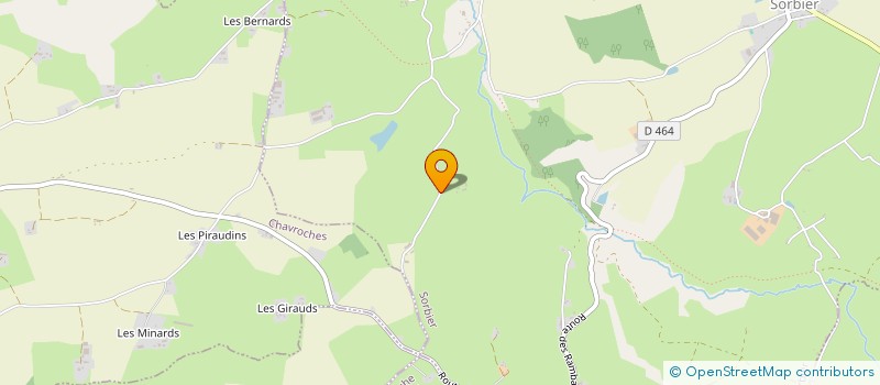 localisation de l'entreprise SCI LE CLAPOTIS  SORBIER