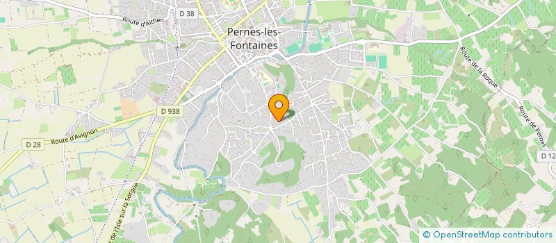 localisation de l'entreprise SCI LE CLAUD à PERNES-LES-FONTAINES