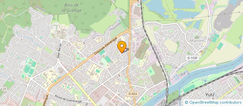 localisation de l'entreprise SCI LE CLEMENCEAU à THIONVILLE