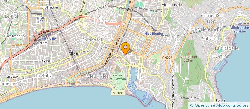 localisation de l'entreprise SCI LE CLEMENCEAU  NICE