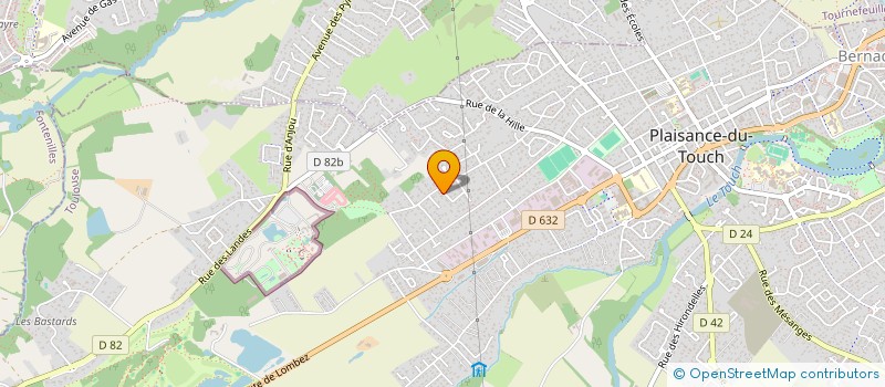 localisation de l'entreprise SCI LE CLEMENT  PLAISANCE-DU-TOUCH