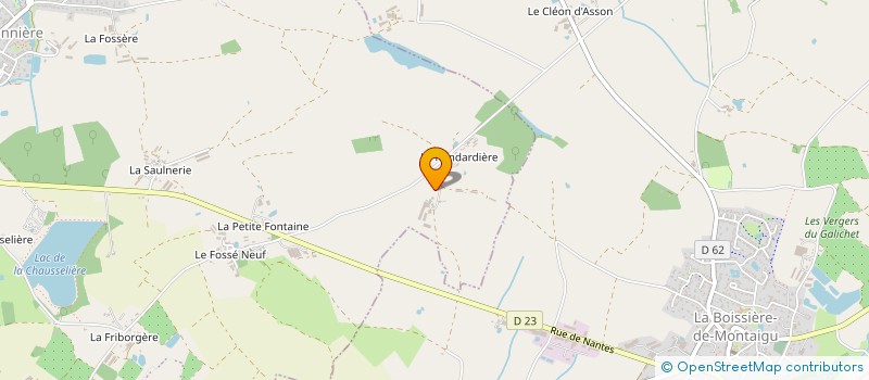 localisation de l'entreprise SCI LE CLEON à MONTAIGU-VENDEE